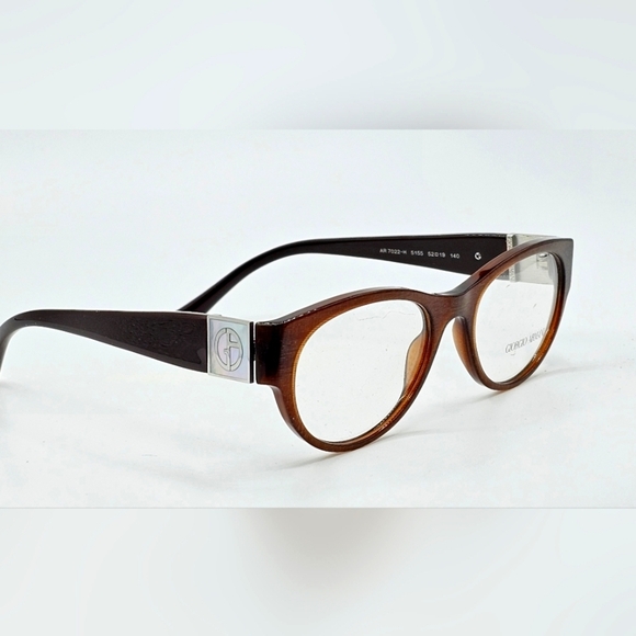 Giorgio Armani AR 7022-H 5155 Brown Fabric  52-19-140  ITALY MADE 3962 - Picture 3 of 7